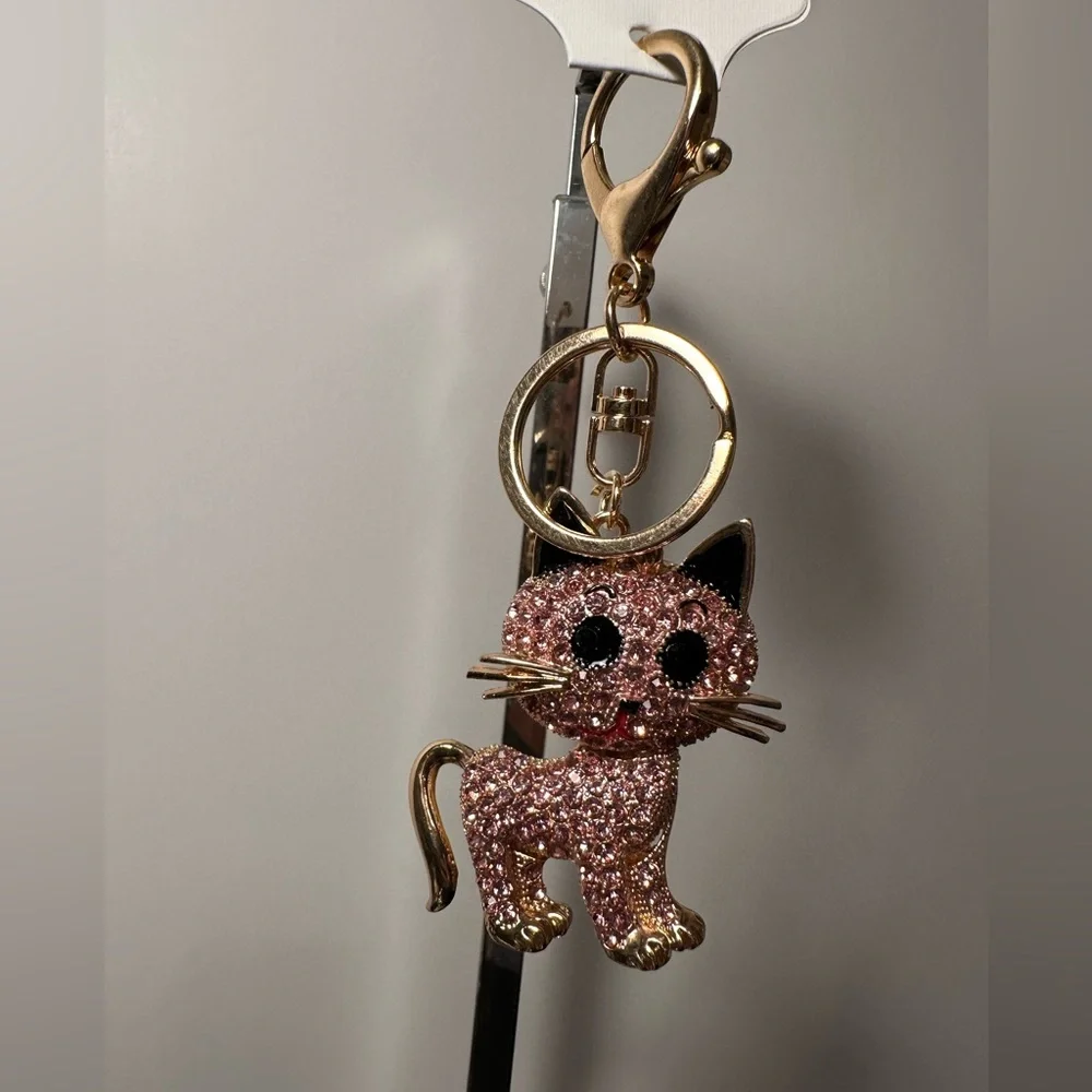 Cat purse charm or key chain NEW - Picture 2 of 5